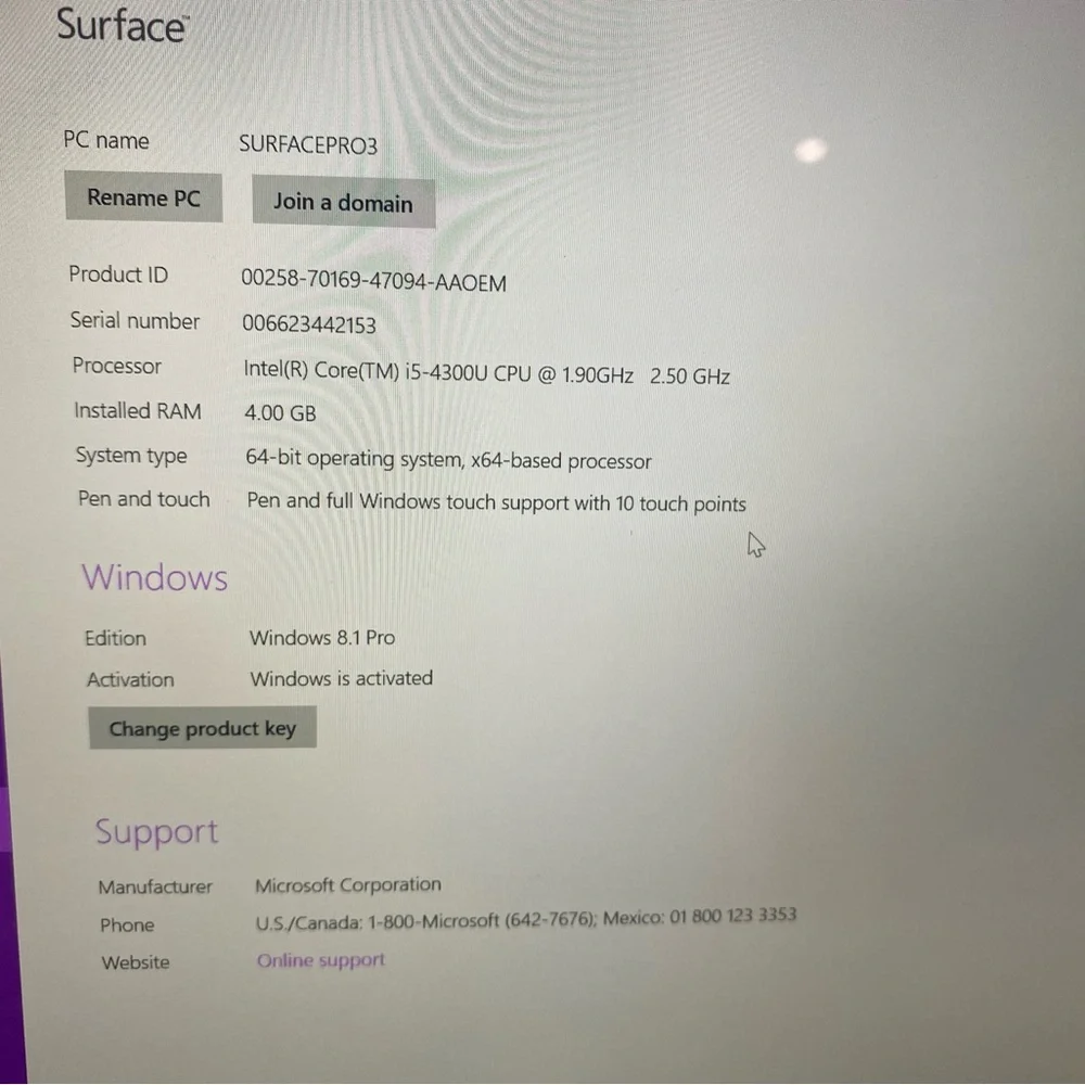 Microsoft surface pro 3